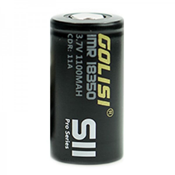 Golisi S11 18350er Li-Ion Akkuzelle 20 Ampere 1100 mAh