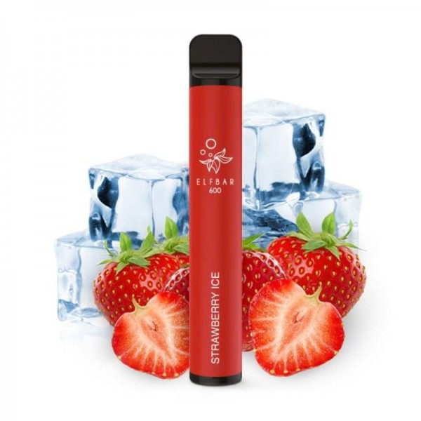 Elfbar 600 Einweg E-Zigarette Strawberry Ice