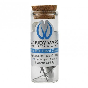 Vandy Vape A1 Superfine MTL Fused Clapton Fertigcoil 0.99 Ohm 10 Stück