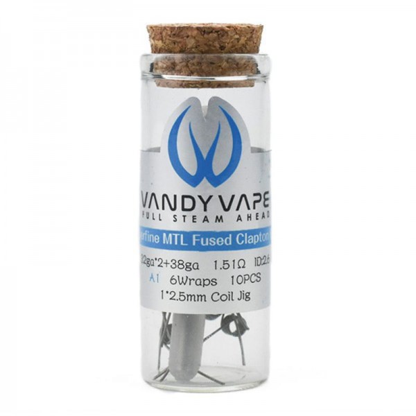 Vandy Vape KA1 Superfine MTL Fused Clapton Fertigcoil 1.51 Ohm 10 Stück