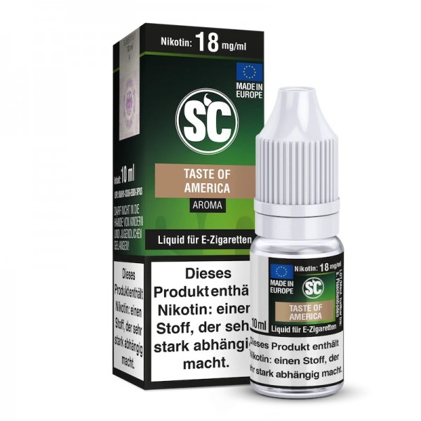 SC Liquid Taste of America Tabak Fertigliquid 10 ml