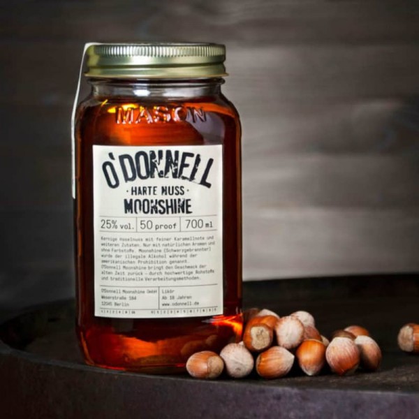 O`Donnell Moonshine Likör Harte Nuss 25% vol 700 ml