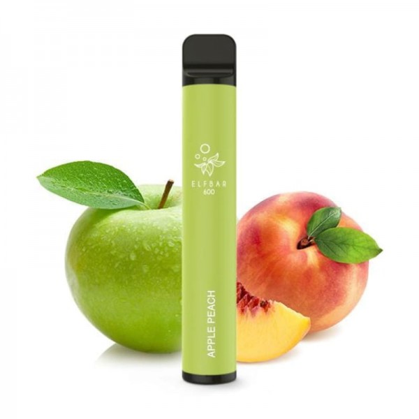 Elfbar 600 Einweg E-Zigarette Apple Peach