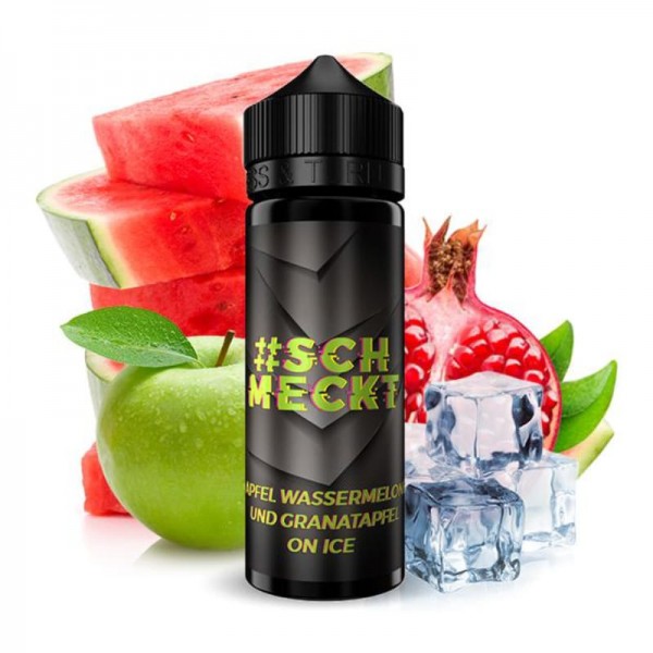 Hashtag Schmeckt Apfel Wassermelone und Granatapfel on Ice Longfill Aroma 10 ml für 120 ml