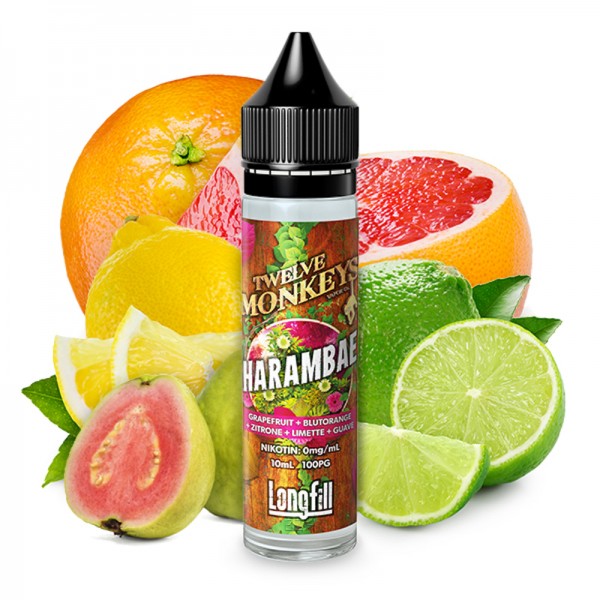 Twelve Monkeys Harambae Longfill Aroma 10 ml für 60 ml