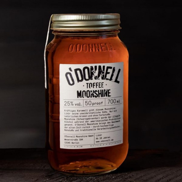 O`Donnell Moonshine Likör Toffee 25% vol 700 ml