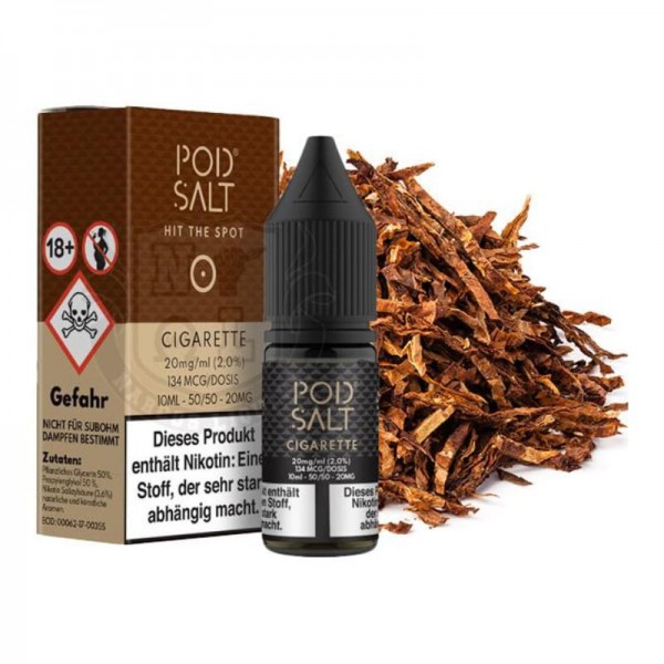 Pod Salt Cigarette Nikotinsalz Liquid 10 ml 20 mg
