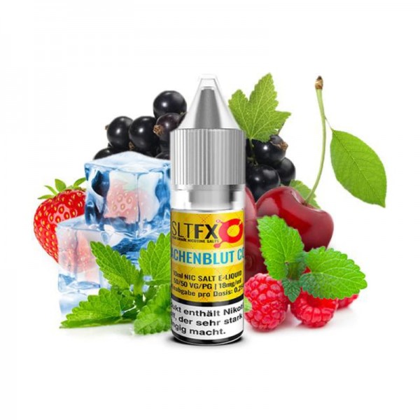 Crazy Flavour Drachenblut Cool Nikotinsalz Liquid 10 ml 18 mg