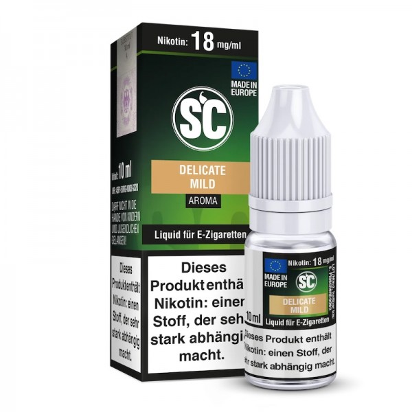 SC Liquid Delicate Mild Tabak Fertigliquid 10 ml