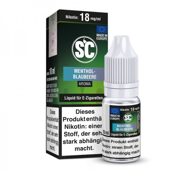 SC Liquid Menthol Blaubeere Fertigliquid 10 ml