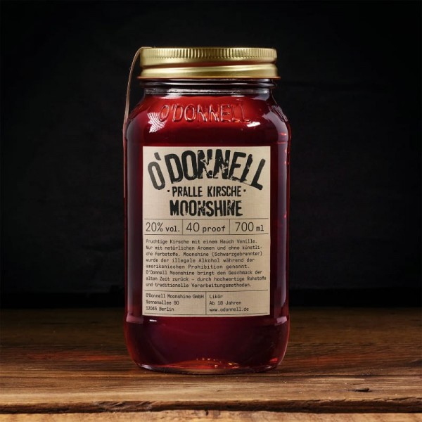 O`Donnell Moonshine Likör Pralle Kirsche 20% vol 700 ml