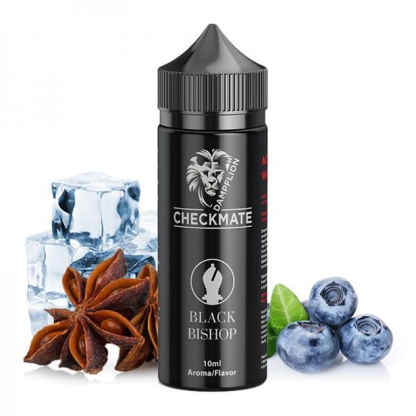 Dampflion Checkmate Black Bishop Longfill Aroma 10 ml für 120 ml