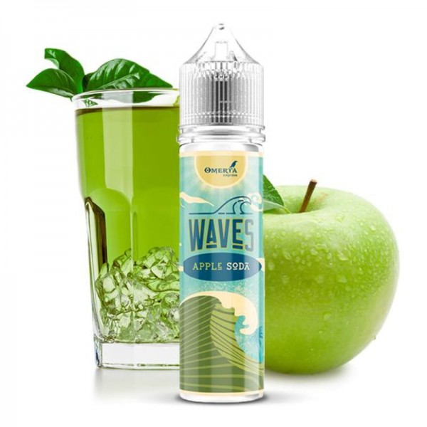 Omerta Liquids Waves Apple Soda Longfill Aroma 10 ml für 60 ml
