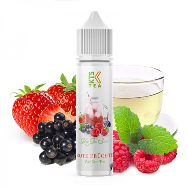 KTS Tea Rote Früchte Weißer Tee Longfill Aroma 10 ml für 60 ml