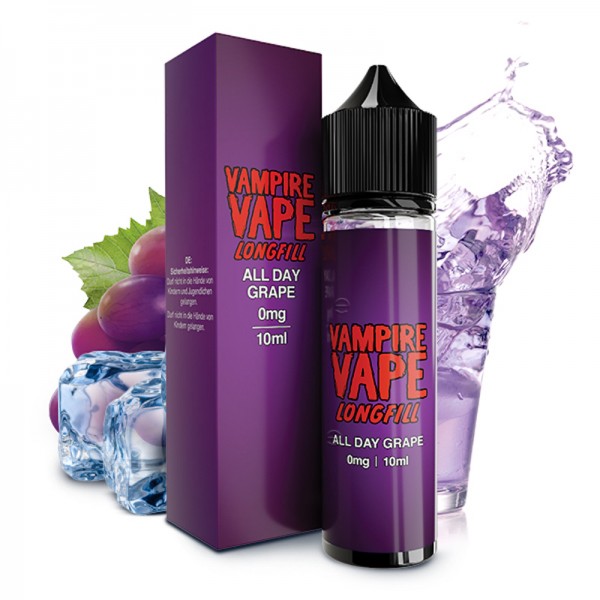 Vampire Vape All Day Grape Longfill Aroma 10 ml für 60 ml