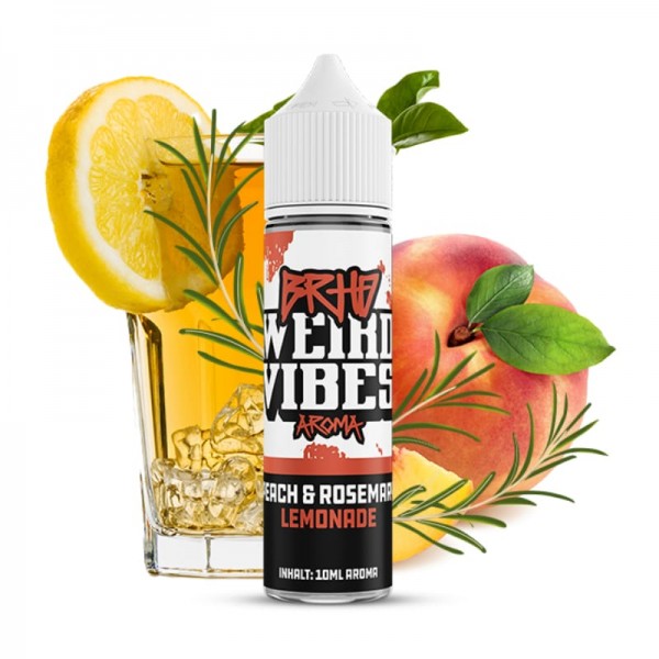 Barehead Weird Vibes Peach and Rosemary Lemonade Longfill Aroma 10 ml für 60 ml