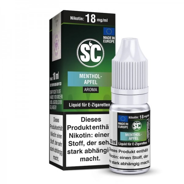 SC Liquid Menthol Apfel Fertigliquid 10 ml