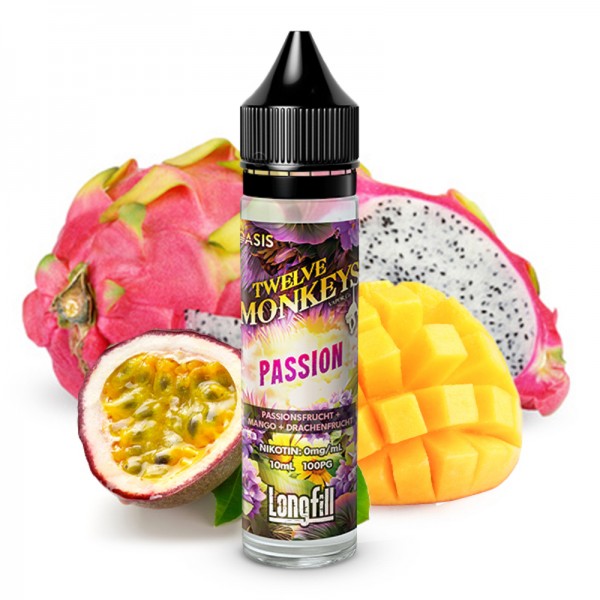 Twelve Monkeys Passion Longfill Aroma 10 ml für 60 ml