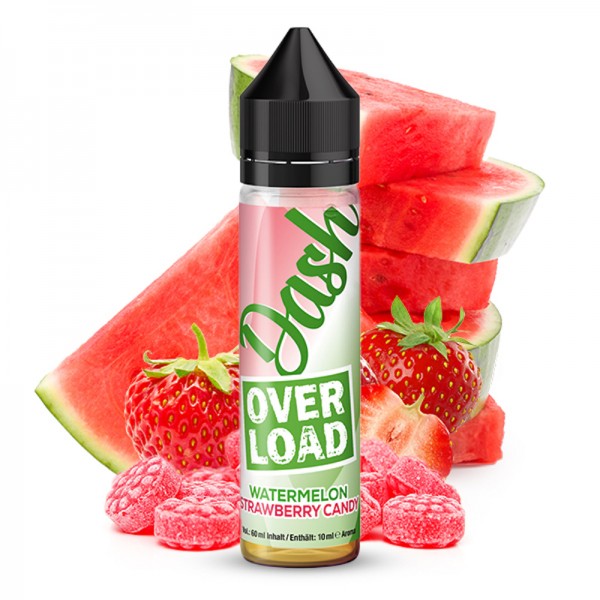 Dash Liquids Overload Watermelon Strawberry Candy Longfill Aroma 10 ml für 60 ml