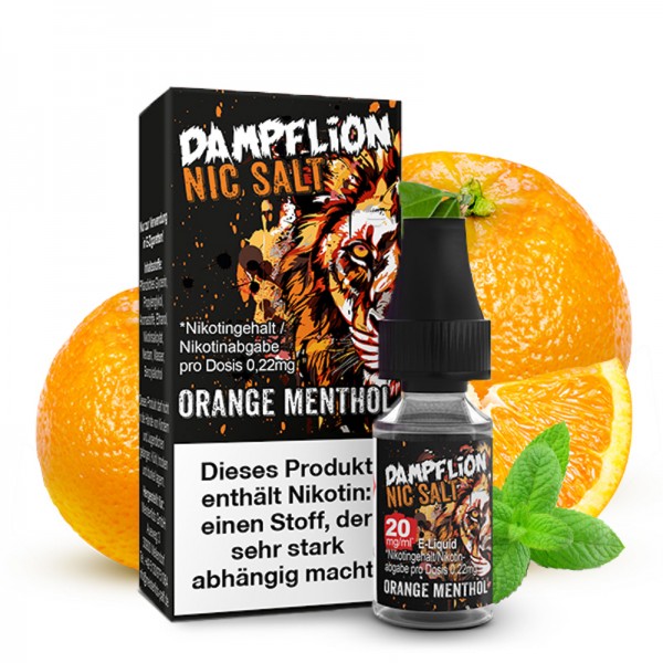 Dampflion Intense Orange Menthol Nikotinsalz Liquid 10 ml 20 mg