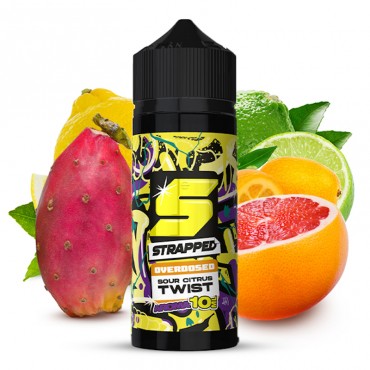 Strapped Overdosed Sour Citrus Twist Longfill Aroma 10 ml für 120 ml