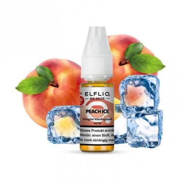 Elfbar Elfliq Peach Ice Nikotinsalz Liquid 10 ml