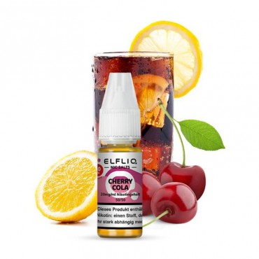 Elfbar Elfliq Cherry Cola Nikotinsalz Liquid 10 ml