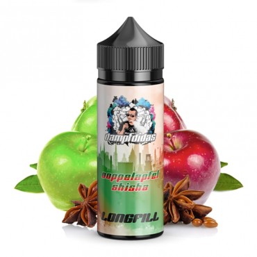 Dampfdidas Doppelapfel Shisha Longfill Aroma 10 ml für 120 ml