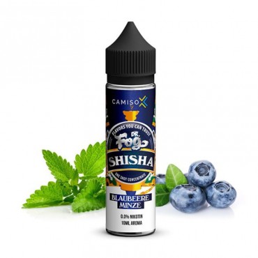Dr. Fog Shisha Blaubeere Minze Longfill Aroma 10 ml für 60 ml