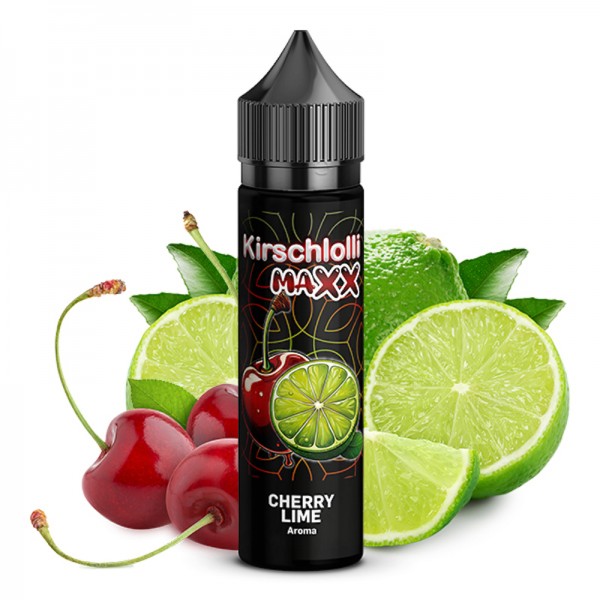 Kirschlolli Maxx Cherry Lime Longfill Aroma 10 ml für 60 ml
