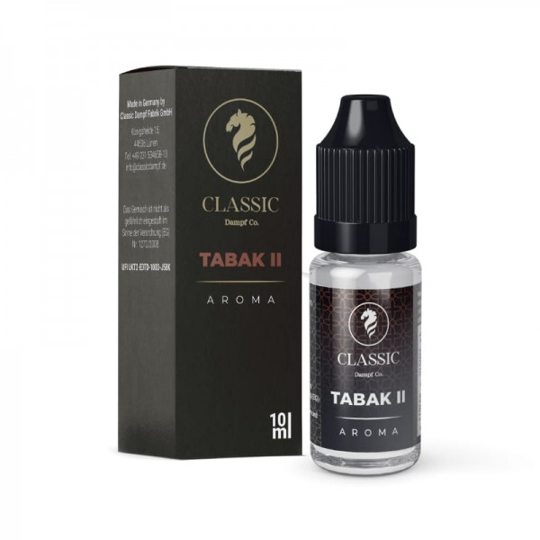 Classic Dampf Tabak 2 Aroma 10 ml