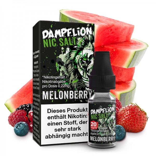Dampflion Intense Melonberry Nikotinsalz Liquid 10 ml 20 mg