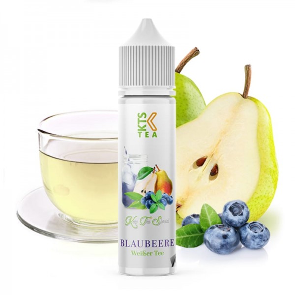 KTS Tea Blaubeere Weißer Tee Longfill Aroma 10 ml für 60 ml