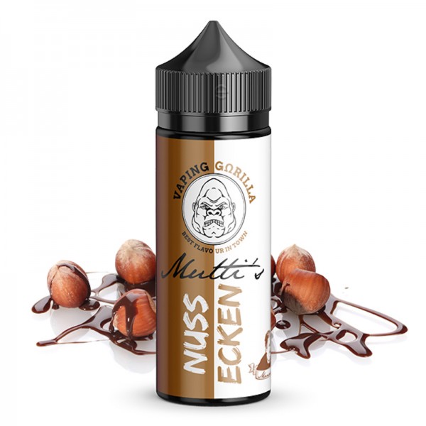 Vaping Gorilla Muttis Nussecke Longfill Aroma 10 ml für 120 ml