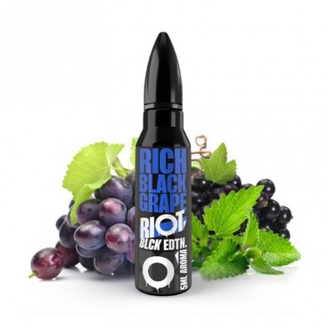 Riot Squad Black Edition Rich Black Grape Longfill Aroma 5 ml für 60 ml