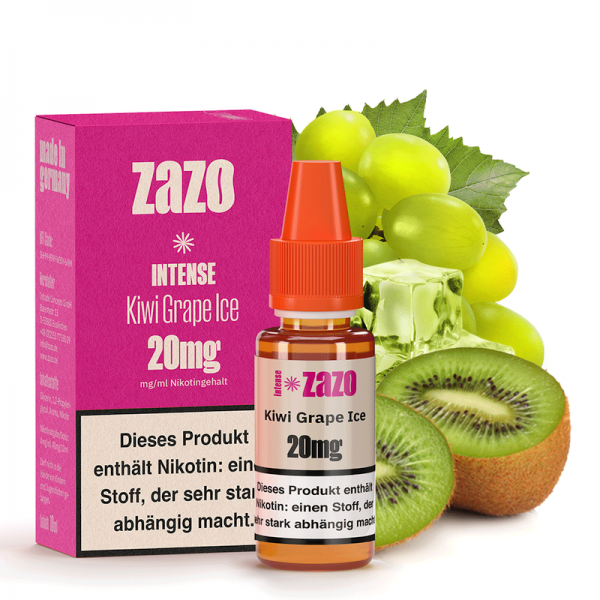 Zazo Intense Kiwi Grape Ice Nikotinsalz Liquid 10 ml