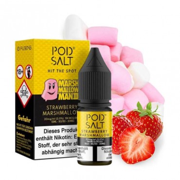 Pod Salt Fusions Strawberry Marshmallow Nikotinsalz Liquid 10 ml 20 mg