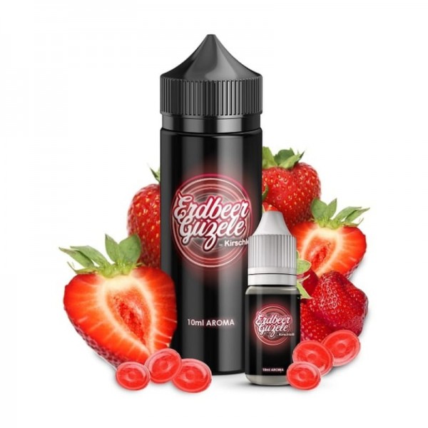 Kirschlolli Erdbeer Guzele Longfill Aroma 10 ml für 120 ml