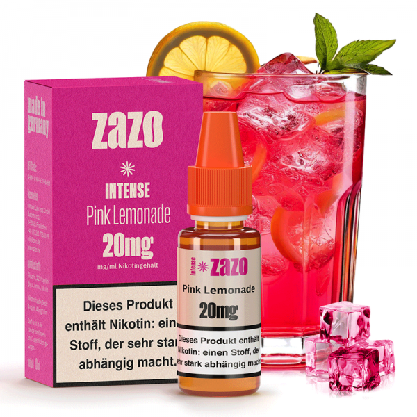 Zazo Intense Pink Lemonade Nikotinsalz Liquid 10 ml