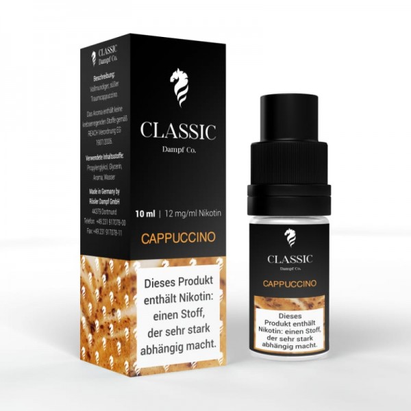 Classic Dampf Cappuccino Fertigliquid 10 ml