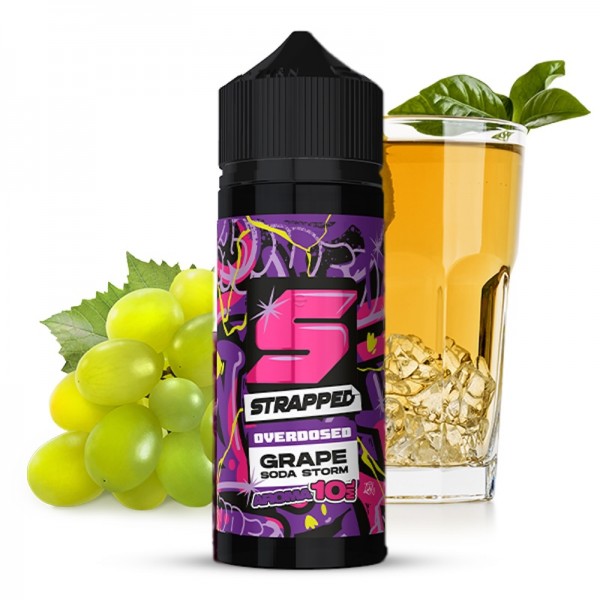 Strapped Overdosed Grape Soda Storm Longfill Aroma 10 ml für 120 ml
