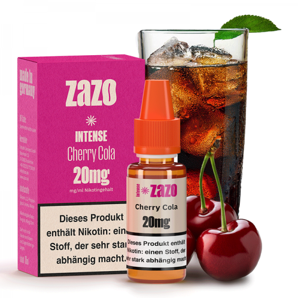 Zazo Intense Cherry Cola Nikotinsalz Liquid 10 ml
