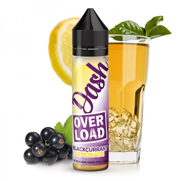 Dash Liquids Overload Blackcurrant Lemonade Longfill Aroma 10 ml für 60 ml