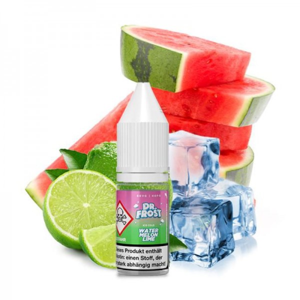 Dr. Frost Ice Cold Watermelon Lime Nikotinsalz Liquid 10 ml 20 mg