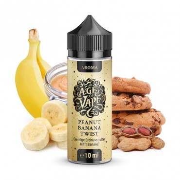 The Age of Vape Peanut Banana Twist Longfill Aroma 10 ml für 120 ml