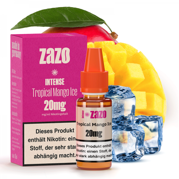 Zazo Intense Tropical Mango Ice Nikotinsalz Liquid 10 ml