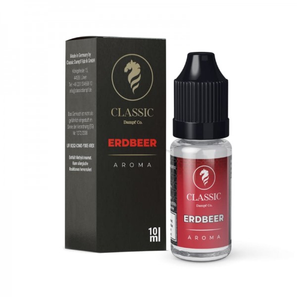 Classic Dampf Erdbeer Aroma 10 ml