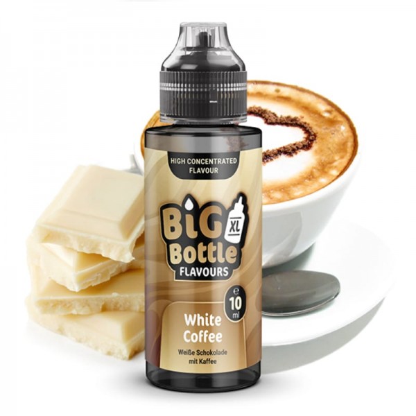 Big Bottle White Coffee Longfill Aroma 10 ml für 120 ml