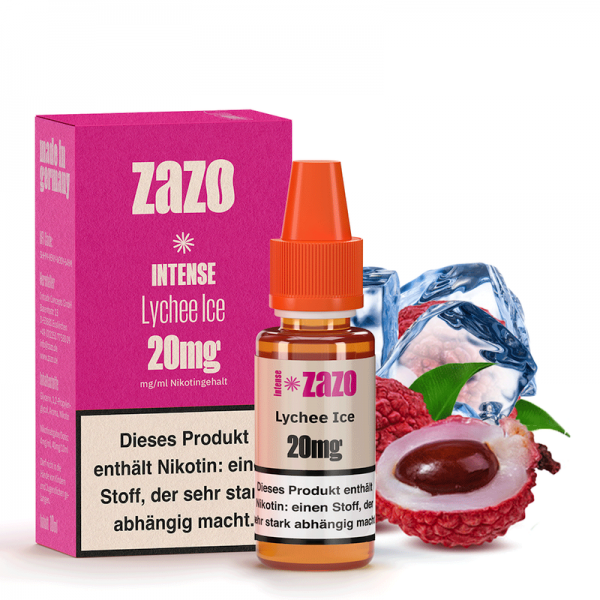 Zazo Intense Lychee Ice Nikotinsalz Liquid 10 ml