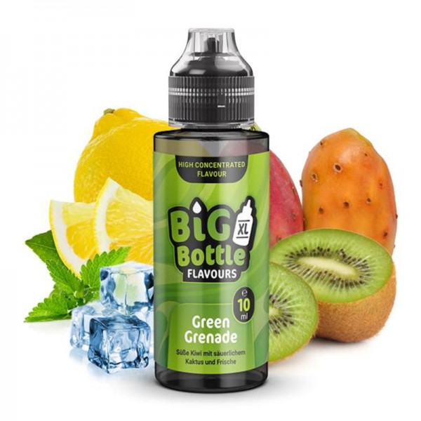 Big Bottle Green Grenade Longfill Aroma 10 ml für 120 ml